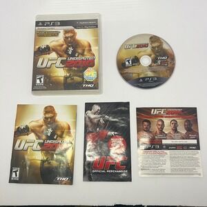 UFC Undisputed 2010 Playstation 3 PS3 Video Game Complete with Case Disc Manuals